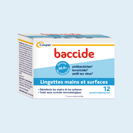 Baccide Lingettes Mains et Surface